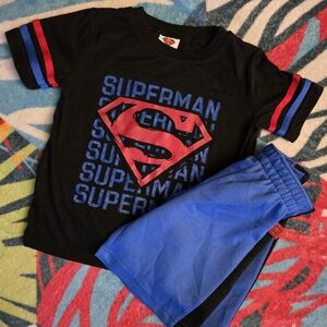 💥4/$25 DC Comics Superman Kids Costume - Black and Blue
